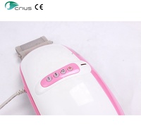 Elektrischer Aufblasbarer Massagegürtel für Frauen mit Turmalin-Magnet und Heißer Moxibustion in Pink zur Muskelentspannung mit Zeitsteuerung