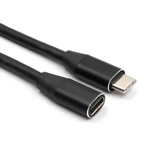 Hot selling GEN2 USB3.1 type c male to female extension usb C data charge cable