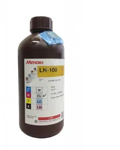 原装 1L 瓶装 Mimaki LED UV 固化油墨 LH-100 CMYK 用于 UJF3042/UJF6042