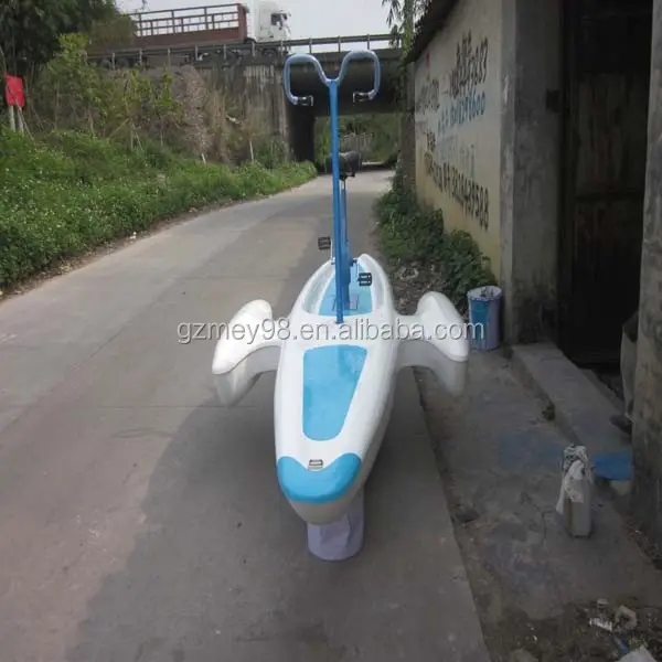 Guangzhou usine de sortie d'eau vélo pour parc aquatique (M-030) en fibre de verre pédale bateau en plein air