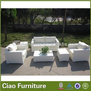 Gran terraza de mimbre de jardín de estilo americano sofá - Product Image 1