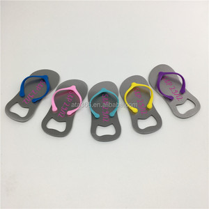2022 bottiglia infradito personalizzata OpenerWedding Return bomboniera regalo apribottiglie in acciaio inossidabile adorabile apribottiglie Flip flop - Product Image 4