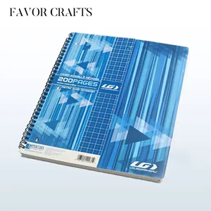 A4 Notebook Custom Printed 8" X 10.5" Wide Ruled A4 Assorted Subject Notebook
