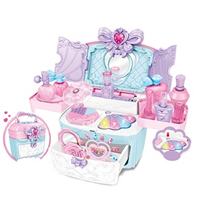 Juego de Imitación de Belleza para Niñas, Juego de Maquillaje y Tocador, Juguete de Moda para Niños - Product Image 1