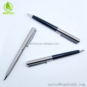 Vente chaude Logo Personnalisé <span class=keywords><strong>Pas</strong></span> <span class=keywords><strong>Cher</strong></span> Acier Baril <span class=keywords><strong>Stylo</strong></span> À Bille Avec Parker Recharge - Product Image 3