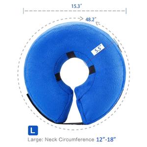 Zacht En Comfortabel <span class=keywords><strong>Donut</strong></span> Veiligheid Beschermende E-Kraag Herstel Opblaasbare Hond Kraag - Product Image 3