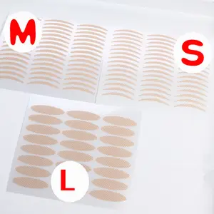 Malian MT-9464 super invisible mesh double eyelid stickers 240pairs waterproof lace eyelids tape S M L makeup tools