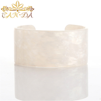 Offre Spéciale forme ovale lisse acétate design bracelets bracelet main décoration écaille de tortue bracelet
