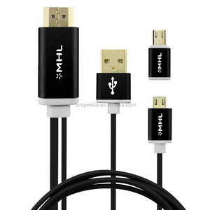 China, el Proveedor de cable micro usb al <span class=keywords><strong>adaptador</strong></span> de <span class=keywords><strong>hdmi</strong></span> mhl <span class=keywords><strong>a</strong></span> <span class=keywords><strong>hdmi</strong></span> para MHL Teléfonos <span class=keywords><strong>Samsung</strong></span> y HTC - Product Image 1