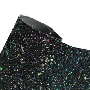 shoes pu glitter synthetic leather fabric