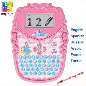 Celular rosa de brinquedo para crianças, bebê, aprendizado de música, inglês