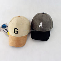 Casquettes de papa en daim personnalisées avec logo brodé à 6 panneaux en gros sur Alibaba