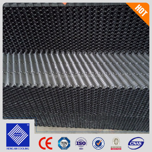 วัสดุบรรจุภัณฑ์แบบบล็อก PVC สำหรับหอระบายความร้อนแบบครอสฟลูมชนิดเบรนท์วูด ประสิทธิภาพการถ่ายเทความร้อนสูง เกรดอุตสาหกรรม - Product Image 3