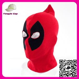 Dos agujeros Cosplay <span class=keywords><strong>Hallowen</strong></span> rojo de la cara llena máscara de esquí Balaclava - Product Image 1