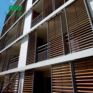 Micro perforé <span class=keywords><strong>pare</strong></span>-<span class=keywords><strong>soleil</strong></span> fenêtre à lamelles en aluminium lame écrans de porte - Product Image 5