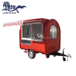 mini fast food caravan/samll ice cream truck caravan for sale