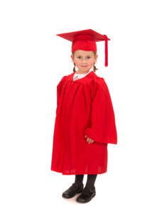 Fabricación al por Mayor de Togas/Batas de Graduación para Escuelas y Jardines de Infancia, Birretes y Togas de Graduación para Niños, 100% Poliéster, Unisex - Product Image 2