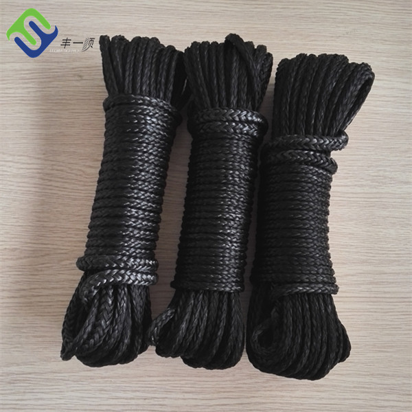 Boat 12 Strand UHMWPE Rope Synthetic UHMWPE Tow Rope 18mm For Marine
