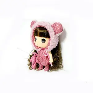 Mini poupée d'amour de bébé 3 pouces, certifié en usine, de haute qualité, avec vêtements en tissu