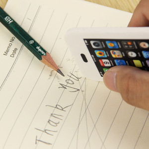 高品质创意时尚手机形状铅笔橡皮擦卡通可爱学校用品橡皮 - Product Image 3