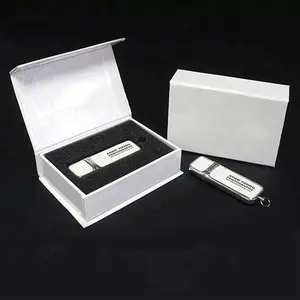 Boîte d'emballage en carton à personnaliser, 10 pièces, boîte de lecteur Flash USB avec insertion de mousse, Offre Spéciale