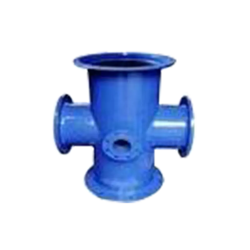 High Quality Ductile Iron Pipe Fitting Cross ductile iron All Flanged Concentric Taper