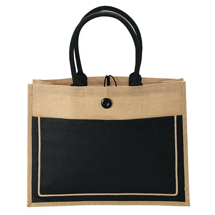 Hot Koop Custom Made Natuurlijke Non Woven Canvas Katoen Jute Tote Boodschappentas Met Aangepaste Logo Gedrukt