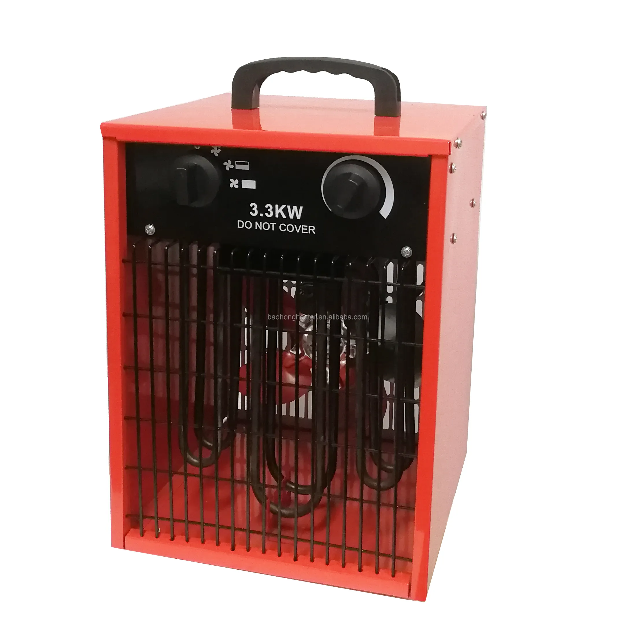 Radiateur électrique carré de haute qualité, facile à utiliser avec poignée, tuyau de chaleur en acier inoxydable, 3.3 kW