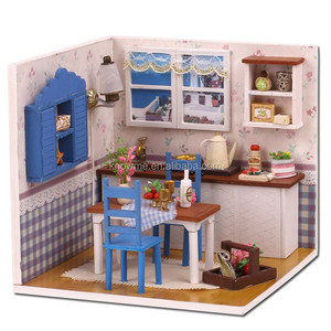 IIECREATE Gold <strong>Supplier</strong> DIY Dollhouse Miniatures 112 Wholesale 3D Wooden Puzzle for Adult - Product Image 3