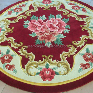 Tappeto e Moquette Tradizionale Floreale Intagliato a Mano 100% Lana a Pelo Alto Antiscivolo - Vendita Diretta dalla Fabbrica - Product Image 3