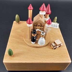 <span class=keywords><strong>Carillon</strong></span> Anime rotante in legno massello <span class=keywords><strong>carillon</strong></span> carosello giocattolo - Product Image 3