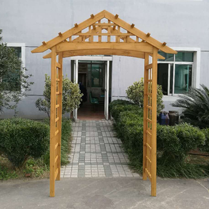 Pergola en bois pour décoration extérieure, arche de jardin, <span class=keywords><strong>tonnelle</strong></span> - Product Image 3