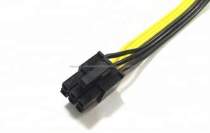 Al por mayor PCI-E 6Pin macho a 6 + 2 Pin cinta Cable para Bitcoin minería PC - Product Image 4