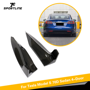 Vide de Pare-chocs Arrière En Fiber de Carbone <span class=keywords><strong>S</strong></span>éparateur pour <span class=keywords><strong>Tesla</strong></span> Model <span class=keywords><strong>S</strong></span> P85D <span class=keywords><strong>90D</strong></span> P100D 16-18 - Product Image 2