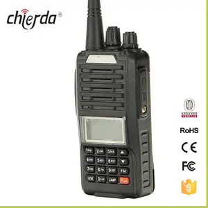 Chierda CD-X1 저렴한 VHF136-174mhz UHF 400-470 백만헤르쯔 밴드 128 채널 경찰 라디오 휴대용 5 와트 양방향 라디오