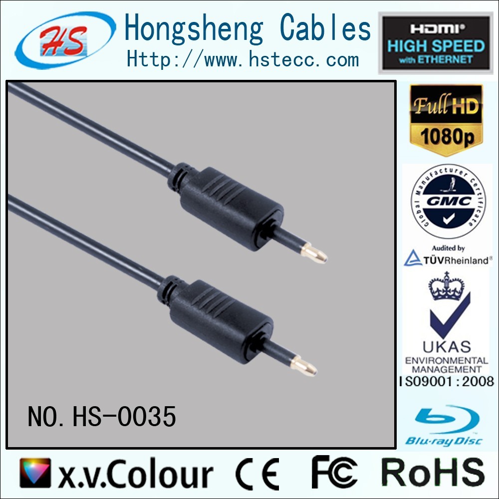 Toslink optique câble pour décodeur numérique et lecteur DVD à 7.1 son surround récepteur