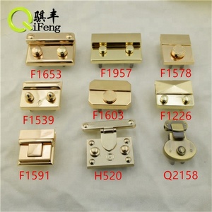 ตัวล็อคคลิปโลหะเคลือบสำหรับตกแต่ง,คลิปล็อคแบบกดล็อคหัวเข็มขัดแบบกดล็อคสำหรับกระเป๋าหนังกระเป๋าใส่เงิน - Product Image 2