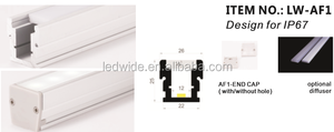 Profil en aluminium plat IP67 de conception la plus récente pour le sol, canal en aluminium <span class=keywords><strong>souterrain</strong></span> pour LED - Product Image 4