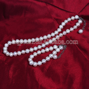 Venta caliente mejor calidad grande de agua dulce perla joyería nupcial conjunto de joyas de perlas - Product Image 3