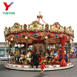 China Supplier Amusement Rides Theme Park Ride Attraction Carousel For Sale