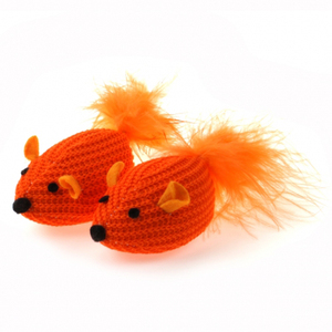 Nuovissimo Giocattolo Animale Imbottito Personalizzato all'Uncinetto a Forma di <span class=keywords><strong>Topo</strong></span> per Gatti - Product Image 3