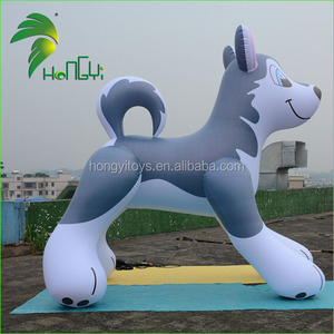 Hongyi-<span class=keywords><strong>globo</strong></span> inflable gigante de PVC, juguete de Husky gris, gran oferta - Product Image 5