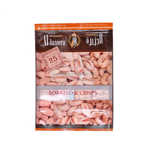 Top qualité stand up Amandes et pistaches sac d'emballage avec fenêtre transparente, Amandes et pistaches fermeture éclair packingbag - Product Image 1