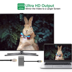 2 en 1 4K <span class=keywords><strong>USB</strong></span> tipo C a HDMI VGA cable <span class=keywords><strong>Hub</strong></span> para <span class=keywords><strong>Macbook</strong></span> Pro Nintendo Samsung S8 Huawei Matebook y más - Product Image 5