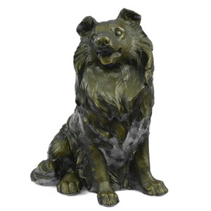 Scultura Decorativa da Giardino a Grandezza Naturale di Cane in Metallo, Statua di Great Dane in Bronzo - Product Image 2