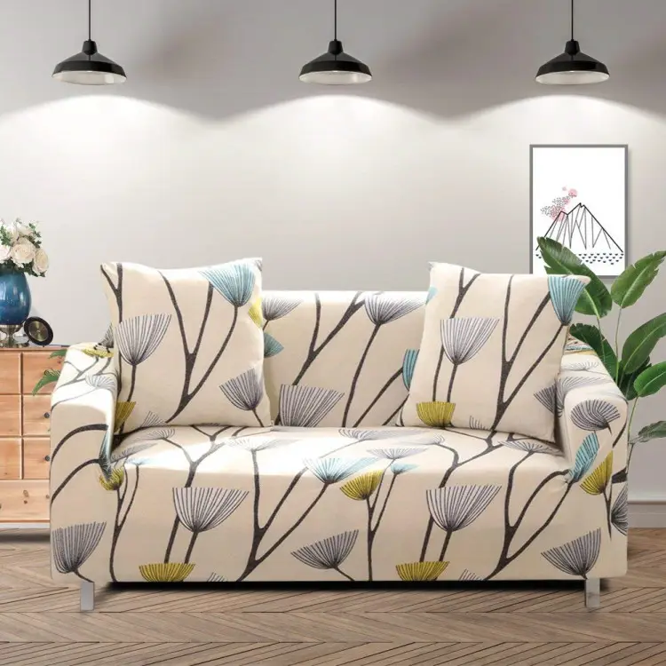 Bọc Ghế Sofa Co Giãn In Hình Trang Trí Nhà Cửa Phòng Khách Phòng Ngủ Bồ Công Anh Thiết Kế, Bọc Ghế Sofa Bảo Vệ Ghế