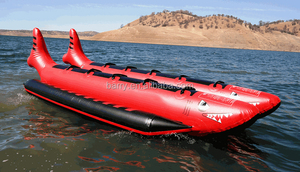 Vente en gros Poisson volant Jeu <span class=keywords><strong>de</strong></span> sport remorquable Bateau banane gonflable Usada pour 10 personnes - Product Image 5