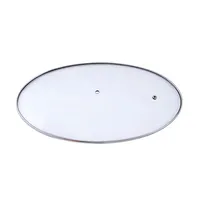 Tempered Glass Pot Lid, Type C Lids, Stainless Steel Rim