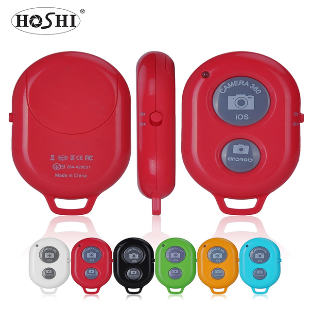 HOSHI Remote Shutter Wireless Control Cameras Phone Tools Button for iPhone Android Mobile Phones
