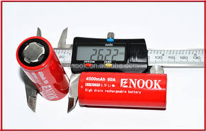 Vendita calda! 3.7 v 4500 mah li-ion ricaricabile 60A per 26650 regolamentato box mod - Product Image 1